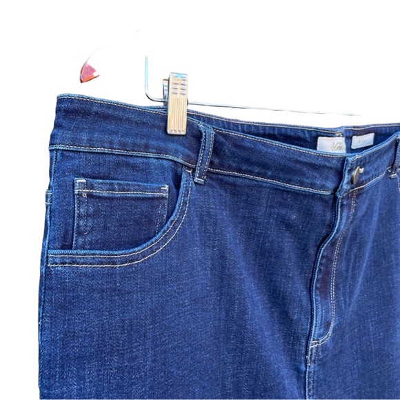 LOGO Lori Goldstein Skinny Jeans High Waisted Plus Size 22 W - Picture 9 of 12